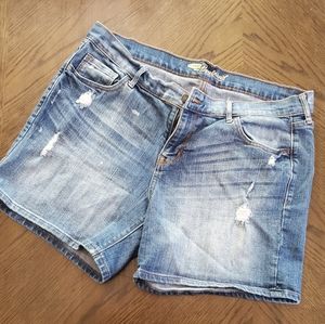Old Navy Distressed Boyfriend Shorts